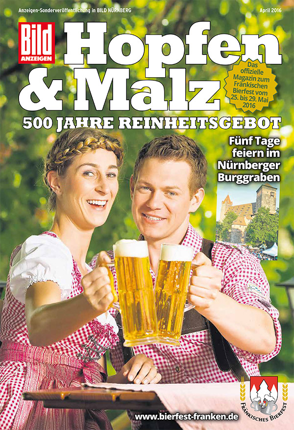 Titel Bierfestzeitung Ausgabe 2016