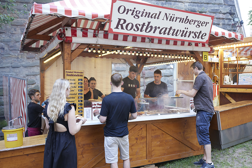 Foto Stand Original Nürnberger Rostbratwürste